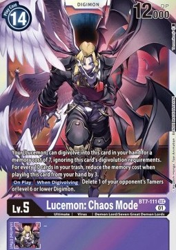 Lucemon: Chaos Mode (BT7-111) (V.1) - Next Adventure