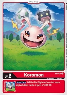 Koromon (ST1-01) - Starter Deck: Gaia Red