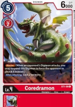Coredramon (ST1-06) - Starter Deck: Gaia Red