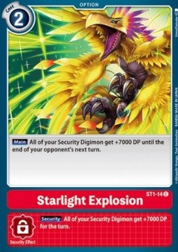 Starlight Explosion (ST1-14) - Starter Deck: Gaia Red