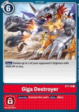 Giga Destroyer (ST1-15) - Starter Deck: Gaia Red