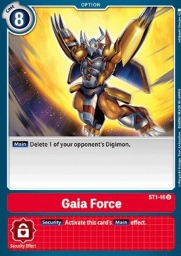 Gaia Force (ST1-16) - Starter Deck: Gaia Red