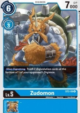 Zudomon (ST2-09) - Starter Deck: Cocytus Blue