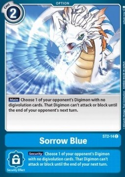 Sorrow Blue (ST2-14) - Starter Deck: Cocytus Blue