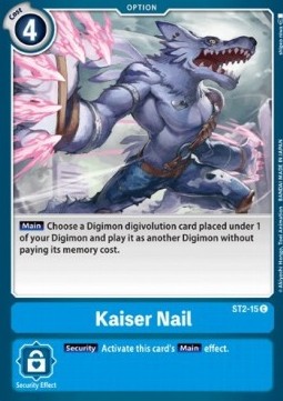 Kaiser Nail (ST2-15) - Starter Deck: Cocytus Blue