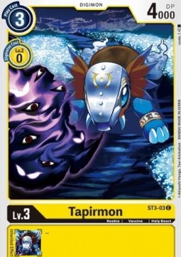 Tapirmon (ST3-03) - Starter Deck: Heaven's Yellow