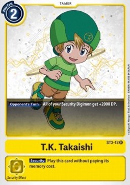 T.K. Takaishi (ST3-12) - Starter Deck: Heaven's Yellow