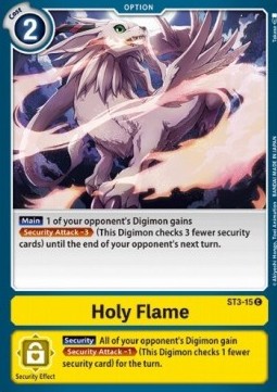Holy Flame (ST3-15) - Starter Deck: Heaven's Yellow