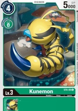 Kunemon (ST4-05) - Starter Deck: Giga Green