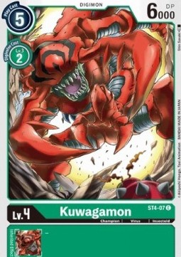 Kuwagamon (ST4-07) - Starter Deck: Giga Green