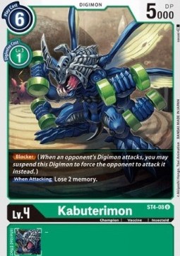 Kabuterimon (ST4-08) - Starter Deck: Giga Green