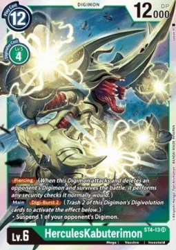 HerculesKabuterimon (ST4-13) - Starter Deck: Giga Green