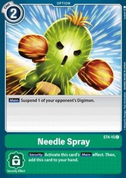 Needle Spray (ST4-15) - Starter Deck: Giga Green