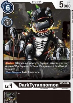 DarkTyrannomon (ST5-08) - Starter Deck: Machine Black