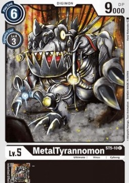 MetalTyrannomon (ST5-10) - Starter Deck: Machine Black