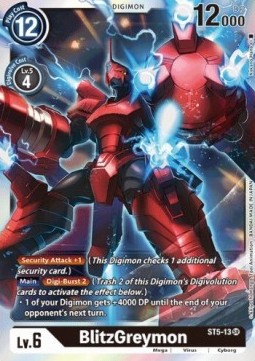 BlitzGreymon (ST5-13) - Starter Deck: Machine Black