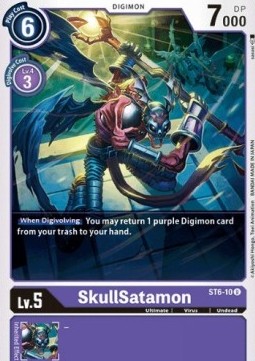 SkullSatamon (ST6-10) - Starter Deck: Venomous Violet