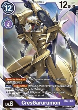 CresGarurumon (ST6-13) - Starter Deck: Venomous Violet