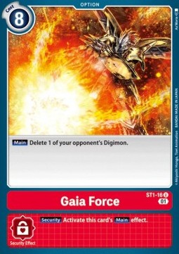Gaia Force (ST1-16) - Starter Deck: Gallantmon
