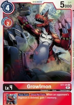 Growlmon (ST7-05) - Starter Deck: Gallantmon