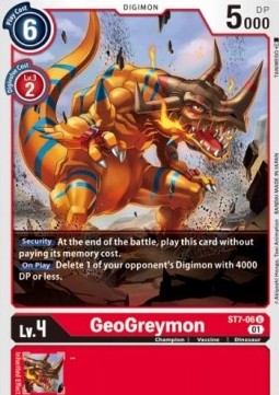 GeoGreymon (ST7-06) - Starter Deck: Gallantmon