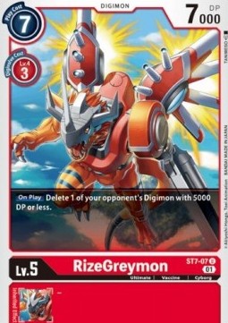 RizeGreymon (ST7-07) - Starter Deck: Gallantmon