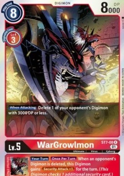 WarGrowlmon (ST7-08) - Starter Deck: Gallantmon