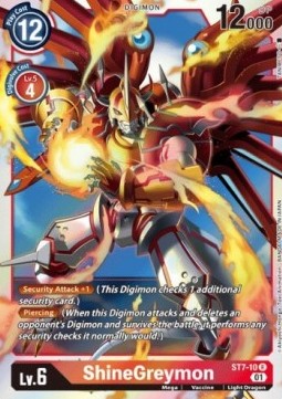 ShineGreymon (ST7-10) - Starter Deck: Gallantmon