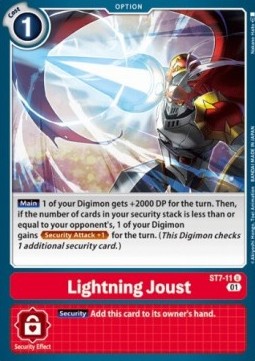 Lightning Joust (ST7-11) - Starter Deck: Gallantmon