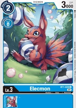 Elecmon (BT1-028) - Starter Deck: UlforceVeedramon