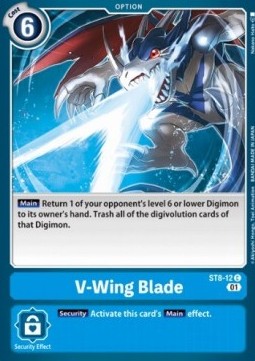 V-Wing Blade (ST8-12) - Starter Deck: UlforceVeedramon