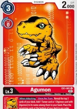 Agumon (EX1-001) (V.1) - Classic Collection