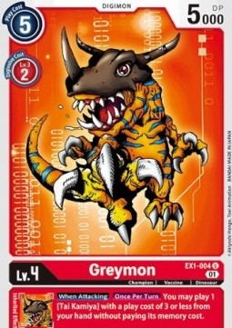 Greymon (EX1-004) (V.1) - Classic Collection