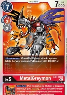MetalGreymon (EX1-008) (V.1) - Classic Collection