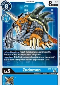 Zudomon (EX1-018) (V.1) - Classic Collection