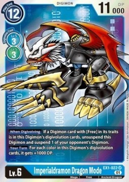 Imperialdramon Dragon Mode (EX1-022) (V.1) - Classic Collection