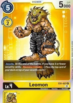 Leomon (EX1-027) - Classic Collection