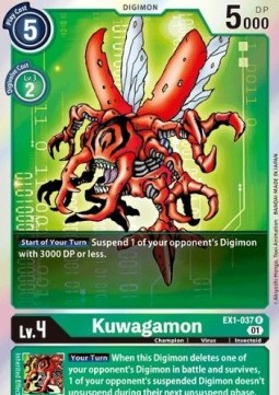 Kuwagamon (EX1-037) (V.1) - Classic Collection