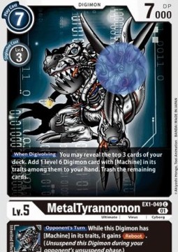 MetalTyrannomon (EX1-049) - Classic Collection