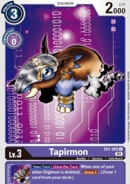 Tapirmon (EX1-055) - Classic Collection