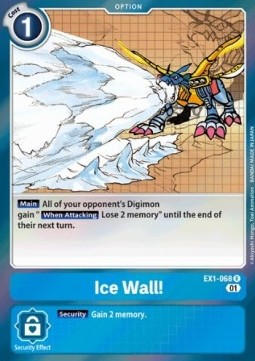 Ice Wall! (EX1-068) - Classic Collection