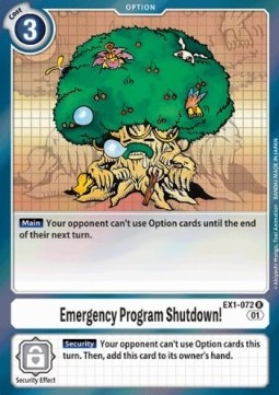 Emergency Program Shutdown! (EX1-072) - Classic Collection