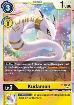 Kudamon (P-043) - Promos