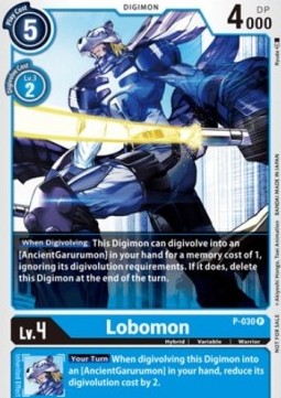 Lobomon (P-030) - Promos