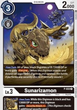 Sunarizamon (P-033) (V.1) - Promos