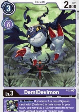 DemiDevimon (P-034) - Promos