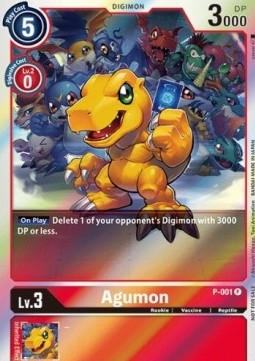 Agumon (P-001) (V.1) - Promos