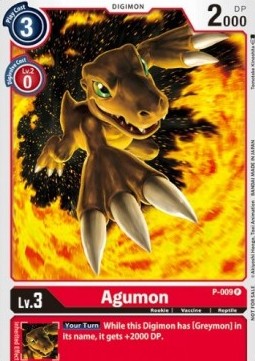 Agumon (P-009) (V.1) - Promos