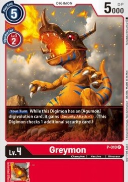 Greymon (P-010) - Promos