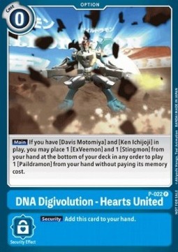 DNA Digivolution - Hearts United (P-022) - Promos